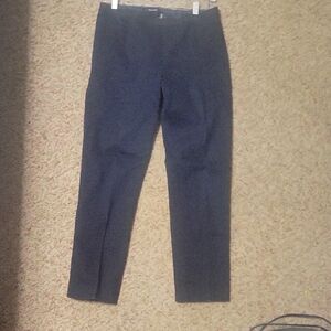 Women dark navy denim pant